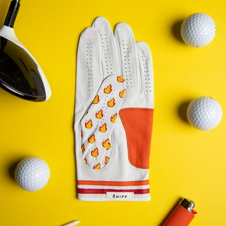 Hot Hand Flame Golf Glove | Premium Cabretta Leather & Supportive Palm Pad