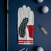 Stars & Stripes USA Golf Glove | Premium Cabretta Leather & Supportive Palm Pad