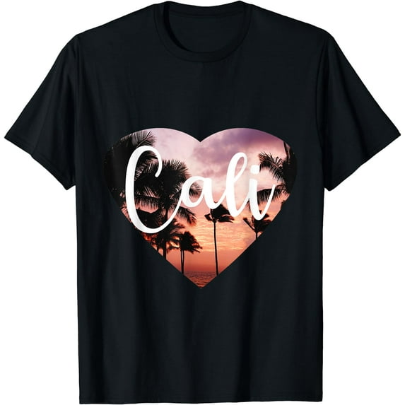 Premium California Cali Heart T-Shirts