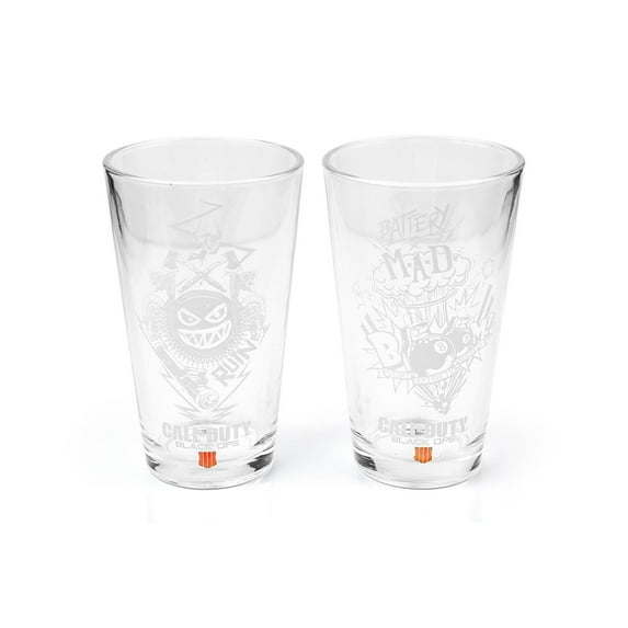 Premium Call of Duty Black Ops 4 Specialists 17oz Drinking Glasses | Set of 2