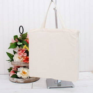 Heavy Duty Canvas Tote Bag Cotton Shopping Handbag Blank Tote Pouch for DIY  Crafts Gift Bag(Black)