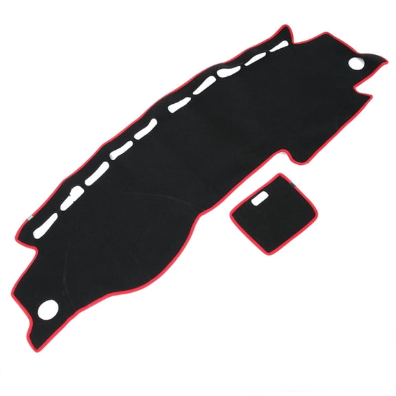 Premium Car Dashboard Cover Mat Anti-UV Dashboard Pad Sunshield Custom Fit for Passat 2011-2015 Black Polyester Carpeted Protectors 48x22x8 Inches / 121.9x55.9x20.3 cm