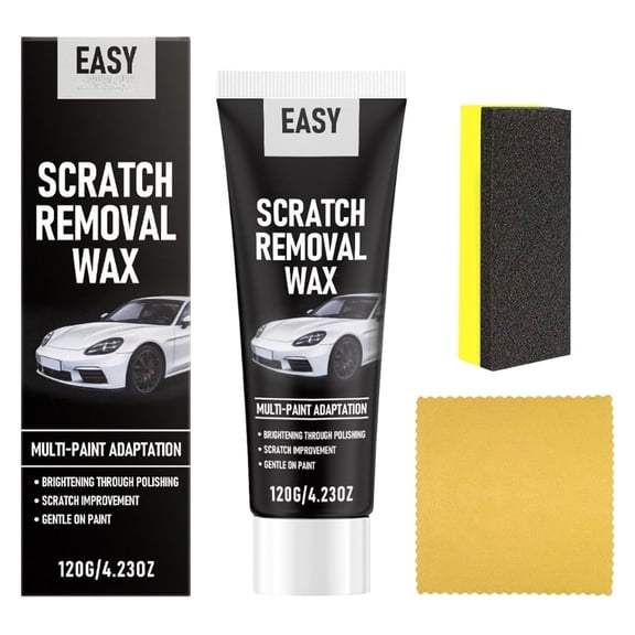 Premium Car Scratch Removal Wax, 120g Shine Restore Paste for Auto Paint Repair and Polishing