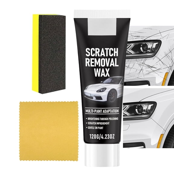 Premium Car Scratch Removal Wax, Paint Scratch Removing Paste, Car Surfce Plish, Automotive Maintenance Tool, for Garage Commuting Travel Beginners Professionals