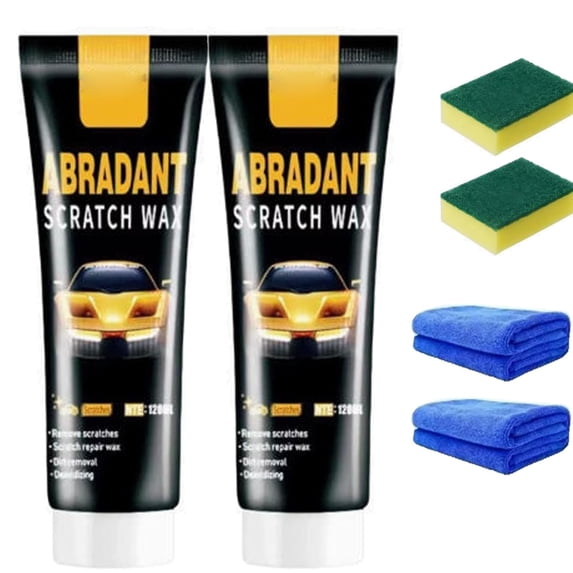 Premium Car Scratch and Swirl Remover, Premium Car Scratch Remover Wax, Scratch Remover for Vehicles, 2026 New Car Scratch Remover & Polishing, Safe for All Vehicle (2PCS)