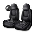 thumbnail image 1 of Premium Car Seat Covers for Honda Accord 2000,Comfortable Leather Seat Covers for Accord,Waterproof Anti-slip Car Seats Protectors for 2 Seats(Black,Pillows), 1 of 6