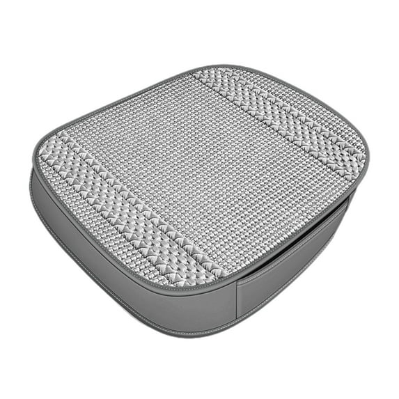 Premium Car Seat Cushion - All-Season Sandwich Mesh Breathable Seat Pad with Ventilation Holes, Ergonomic Support for Driving Comfort, Durable Polyester Auto Cushion (18.7x18.3 Inches)