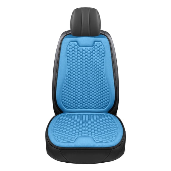 Premium Car Seat Cushion with Backrest, Ventilated & Breathable Summer Comfort, Ergonomic Support, Removable & Portable Design