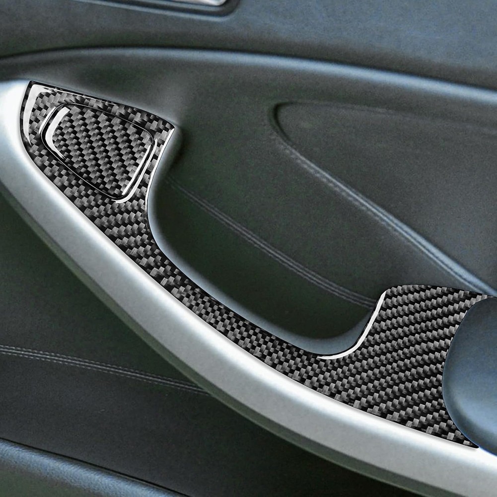 Premium Carbon Fiber Door Glass Lifting Control Panel Window Power