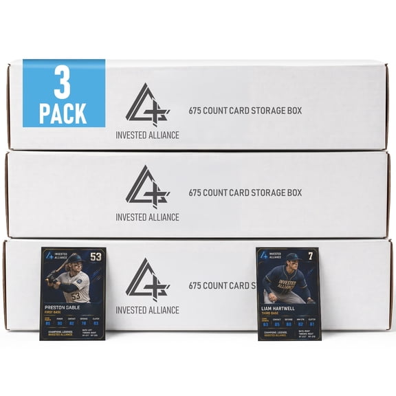 Premium Cardboard Storage Boxes For Trading Card | Card Box TCG, Trading Card Storage Box, TCG Card Storage Box, MTG Card Box, Sports Card Storage Box, Card Organizer Box, Trading Card Boxes.