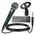 thumbnail image 1 of Premium Cardioid Handheld Microphone with Detachable 10ft XLR Cable – Unidirectional Dynamic Vocal Mic for Karaoke, Live Performance, Studio & Public Speaking, 1 of 13