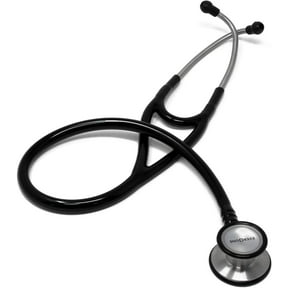 Premium Cardiology Stethoscope, Black Tube, 27 Inch