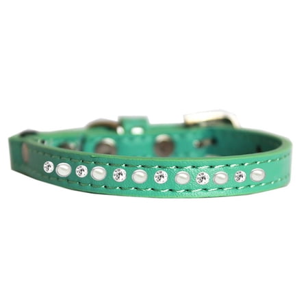 Premium Cat Safety Collar, "Pearl Clear Jewel"