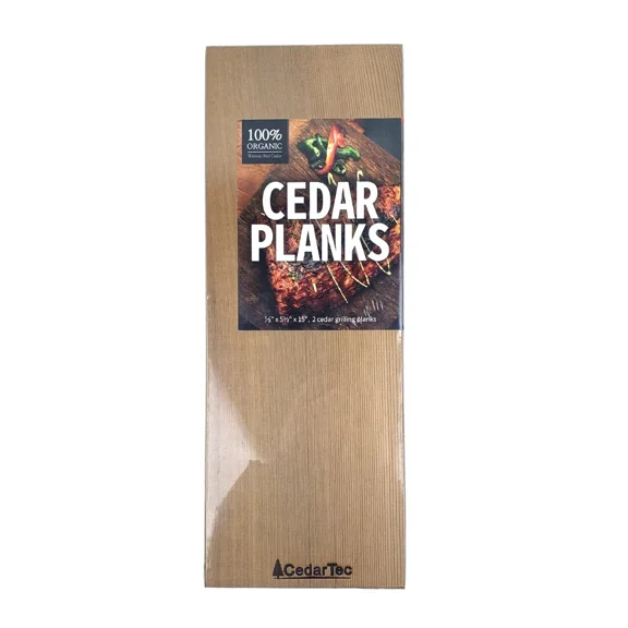 Premium Cedar Grilling Planks - 2 Piece Set - 5.5 X 15 - Western Red Cedar