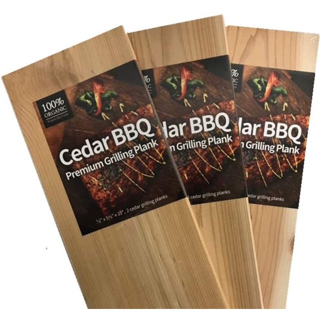 Premium Cedar Planks 30 Pack Set Extra Large 5.5" x 15" Western