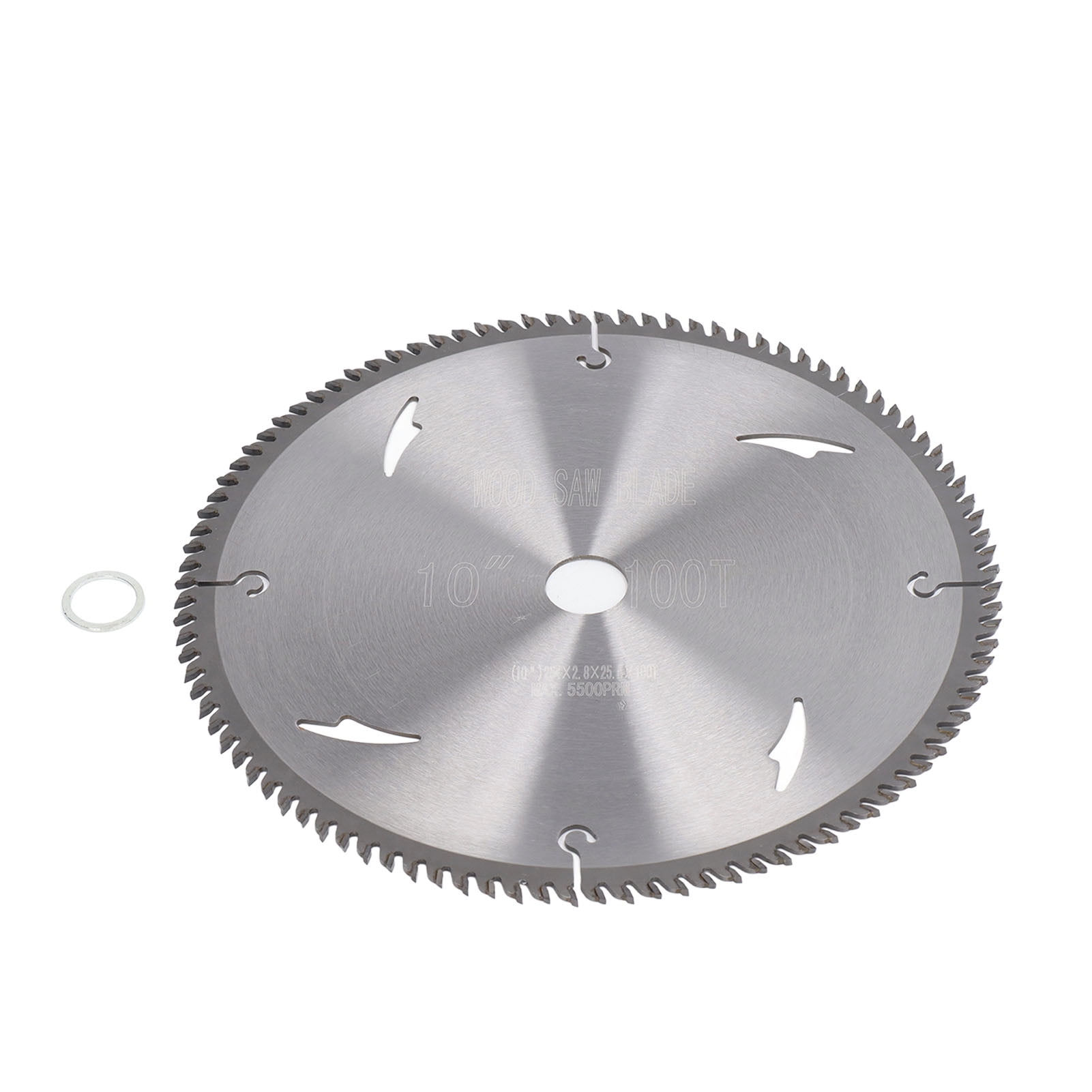 Premium Cemented Carbide 10 x 100T Alternate Tooth Saw Blade, Silver