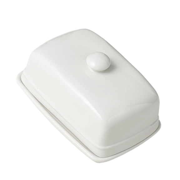 Premium Ceramic Butter Container Butter Storage Box CeramicTexture Suitable for Family Kitchen Breakfast Bread Spreads