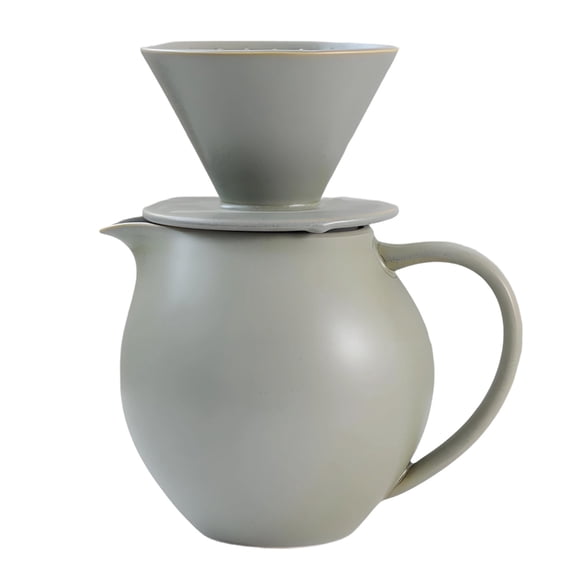 Premium Ceramic Coffee Maker Set with Dripper and 830ml for Home Offices