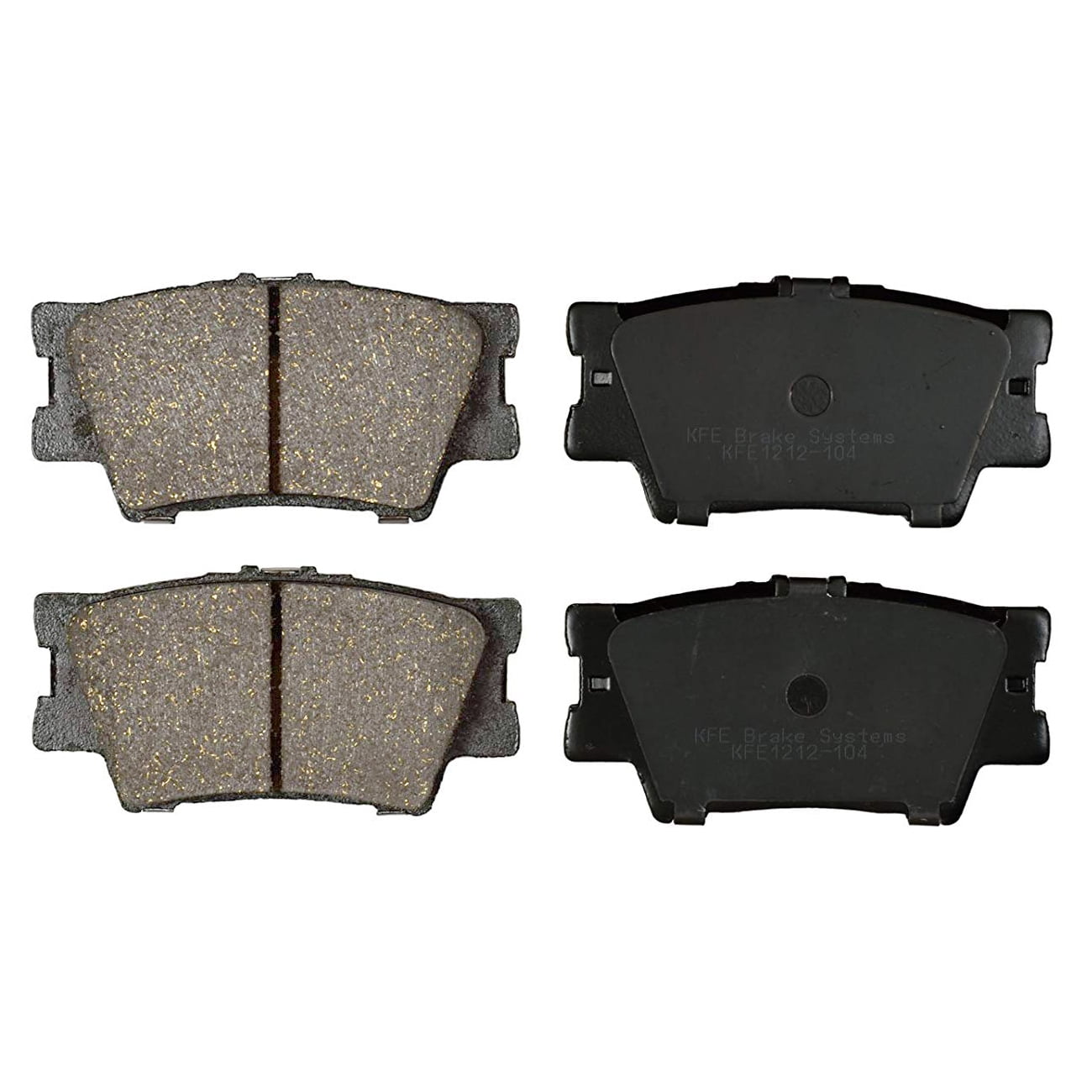 Premium Ceramic Disc Brake Pad REAR Set KFE QuietAdvanced Fits 2007