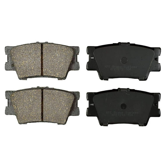 Premium Ceramic Disc Brake Pad REAR Set KFE QuietAdvanced Fits: 2007-2017 Toyota Camry, 2006-2017 Rav4, 08-16 Avalon, Matrix; Lexus ES300h ES350 H250h; Vibe KFE1212-104