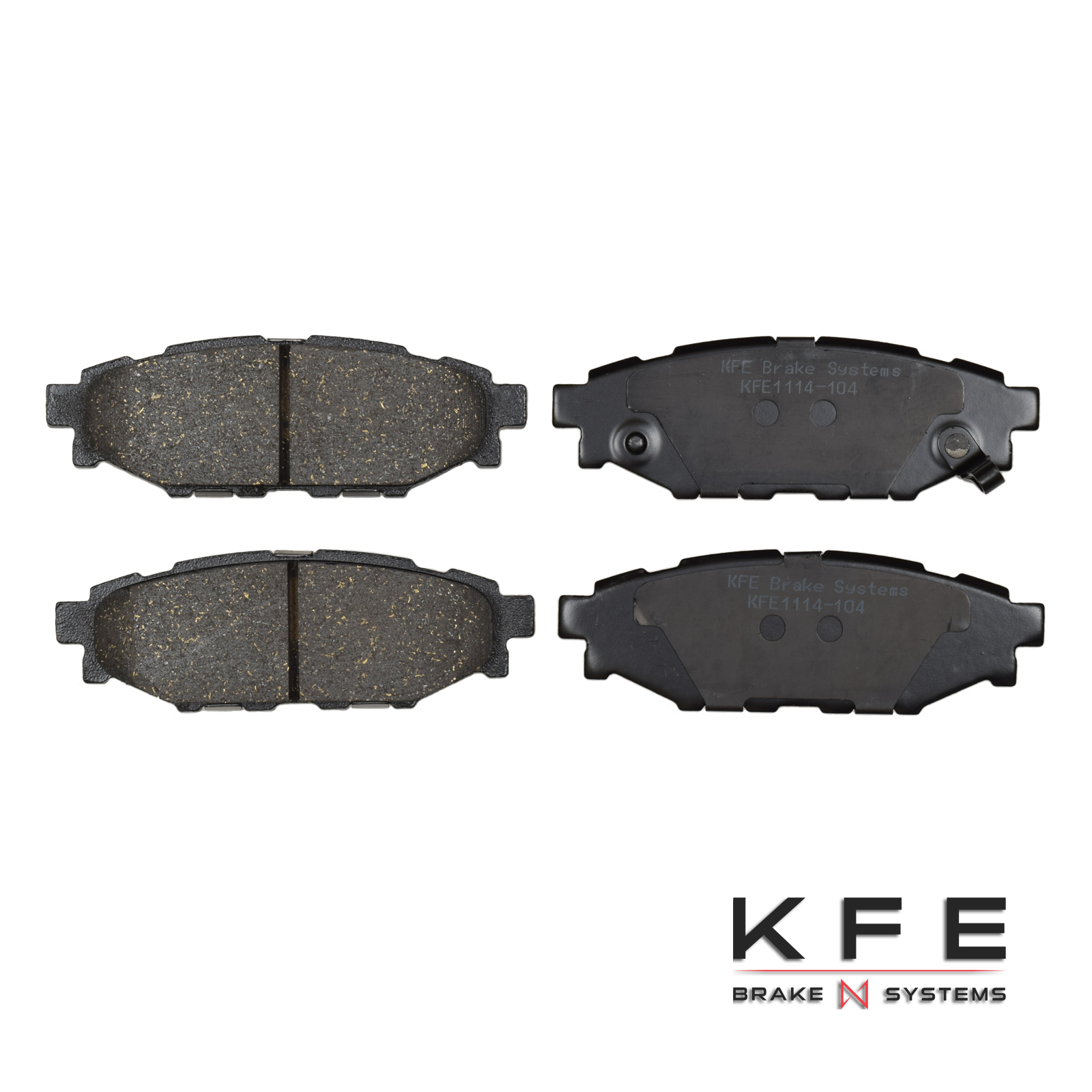 Premium Ceramic Disc Brake Pad REAR Set KFE QuietAdvanced Fits 2009