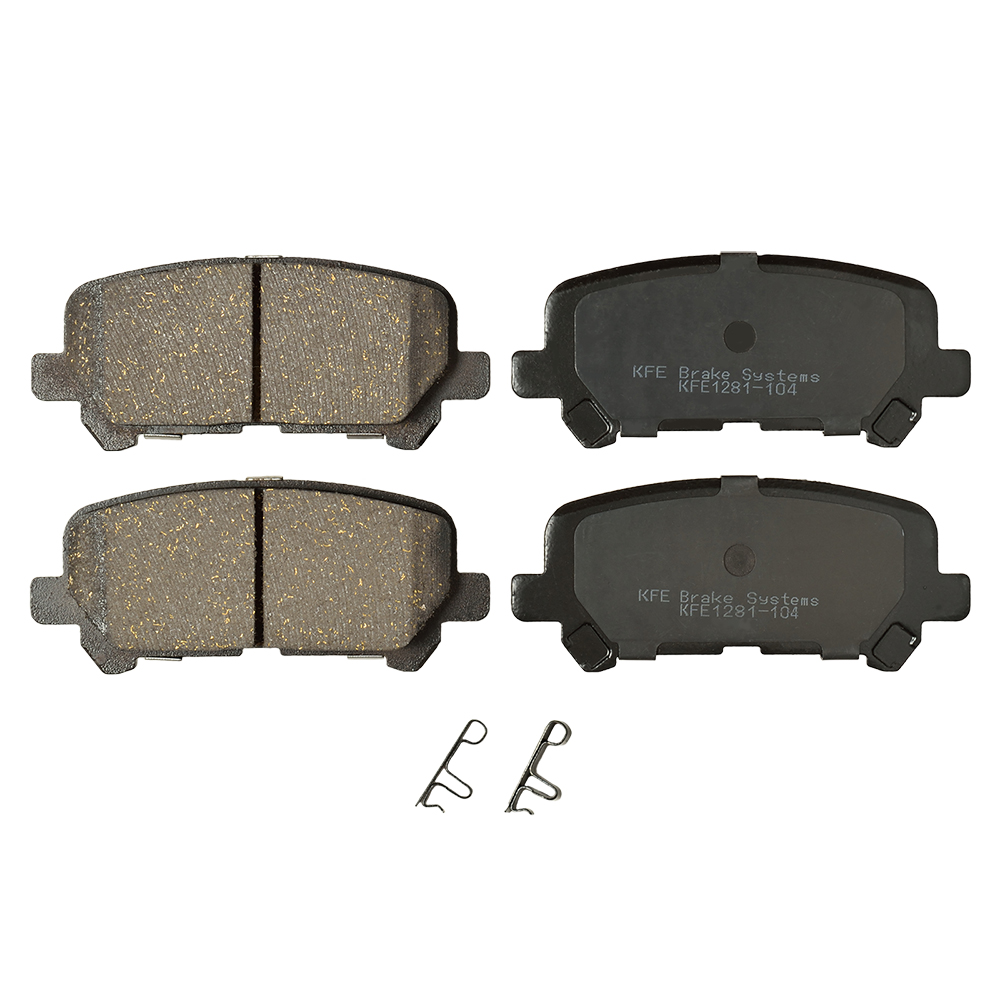 Premium Ceramic Disc Brake Pad REAR Set KFE QuietAdvanced Fits 2011