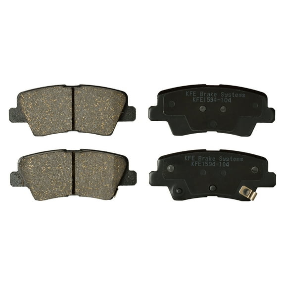 Premium Ceramic Disc Brake Pad REAR Set KFE QuietAdvanced Fits: 2014-2016 KIA Soul, Forte, Forte Koup; Hyundai Elantra GT KFE1594-104
