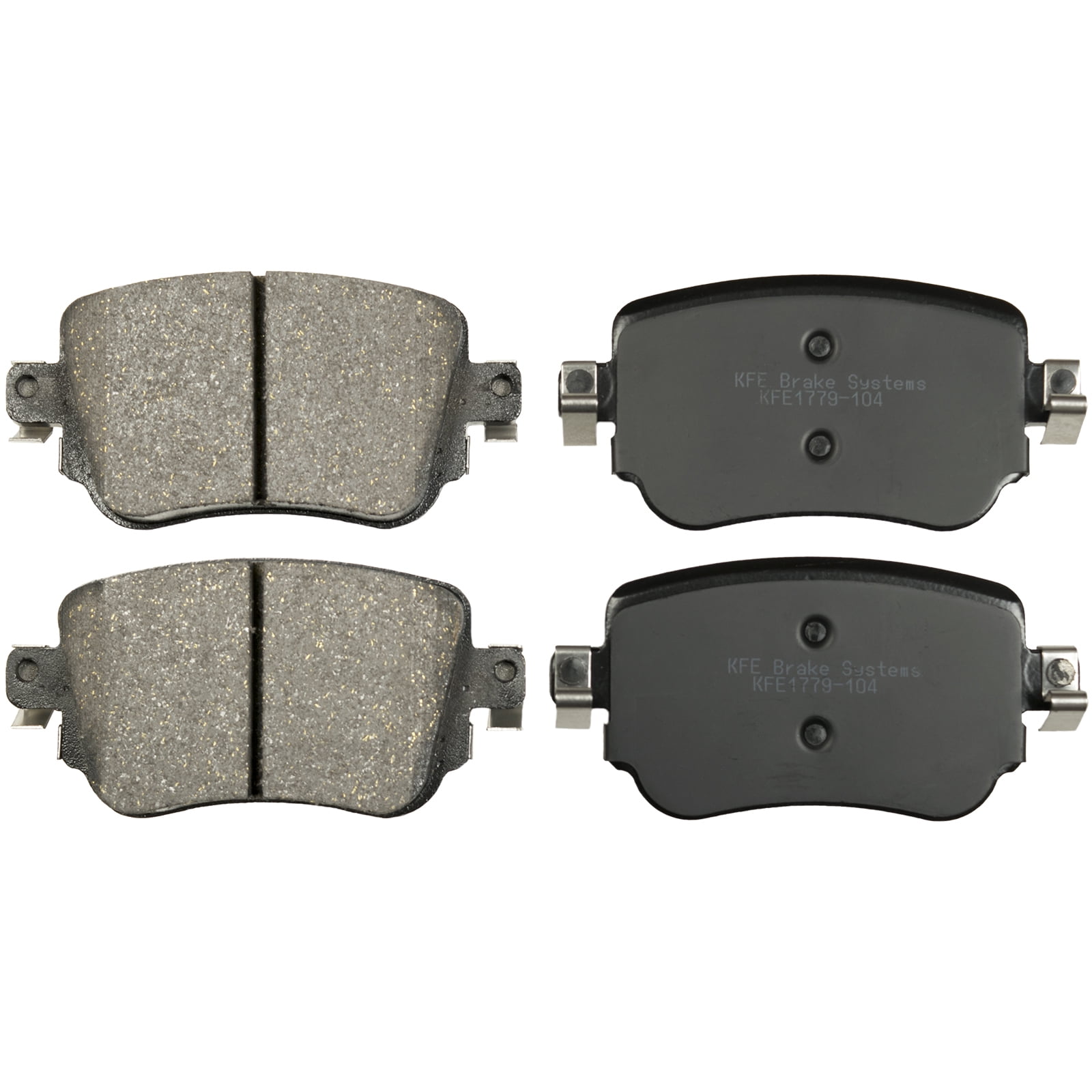 Premium Ceramic Disc Brake Pad REAR Set KFE QuietAdvanced Fits 2016
