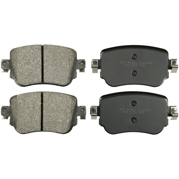 Premium Ceramic Disc Brake Pad REAR Set KFE QuietAdvanced Fits: 2016-2019 Volkswagen Passat, Golf SportWagen, GTI KFE1779-104