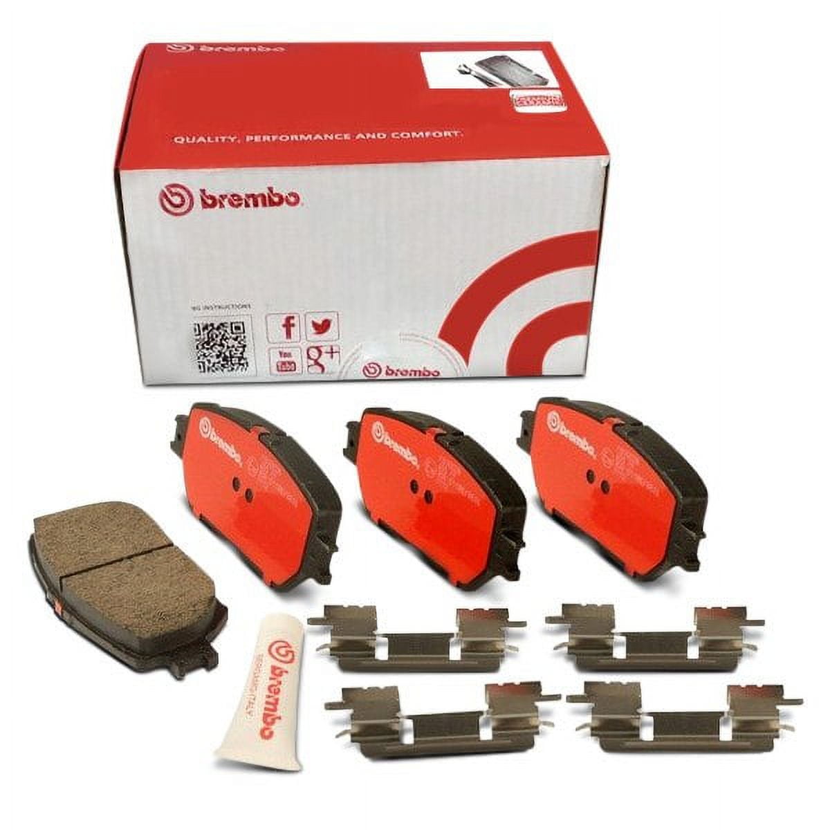 Premium Ceramic Rear Disc Brake Pads for Dodge Ram 2009-2018 Ceramic