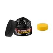 Premium Ceramic Tire Coating Paste and Trim Restorer with Long Lasting UV Protection to Revive Deep Black Shine