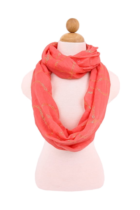 Premium Chains Design Infinity Loop Fashion Scarf