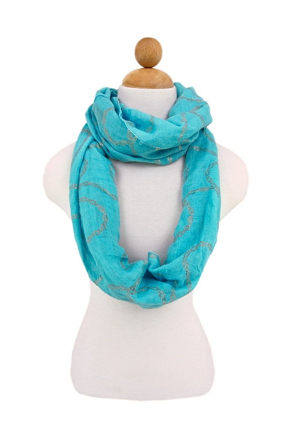 Premium Chains Design Infinity Loop Fashion Scarf