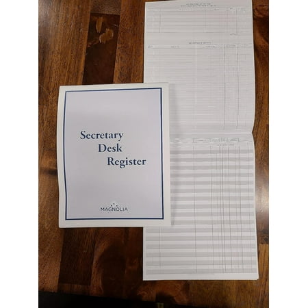 Premium Check Registers For Deskbook Checks, Size: 6 3/8 X 8 1/4, Secretary Desk Register