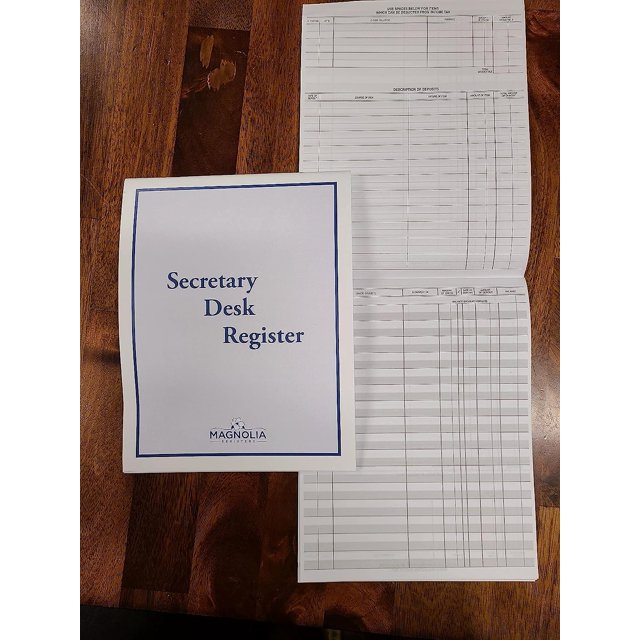 Premium Check Registers For Deskbook Checks, Size 6 3/8 X 8 1/4