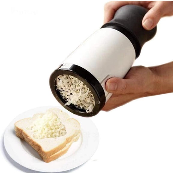 Premium Cheese Grater - Handheld Rotary Cheese & Chocolate Shredder with 2 Interchangeable Blades for Butter, Hard Cheeses, and DIY Kitchen Prep