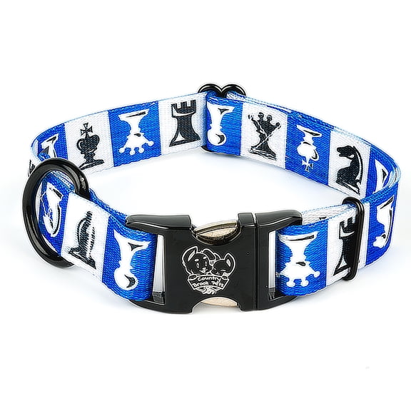 Country Brook Petz® Premium Chess Pieces Dog Collar, Extra Large