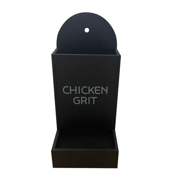 Chicken Grit Feeder - Hanging Oyster Shell Dispenser with No-Spill Design - Essential Coop Accessory for Hens & Poultry Nutrition