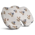 thumbnail image 1 of Premium Chickens Pattern Memory Foam Seat Cushion Ergonomic Chair Pad for Office Chair, Car, Airplane & Bleachers Sciatica, Tailbone Hip & Back Pain Relief - Chair Cushion for Long Office Workers., 1 of 5