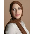 thumbnail image 1 of Premium Chiffon Hijab - Mocha, 1 of 5