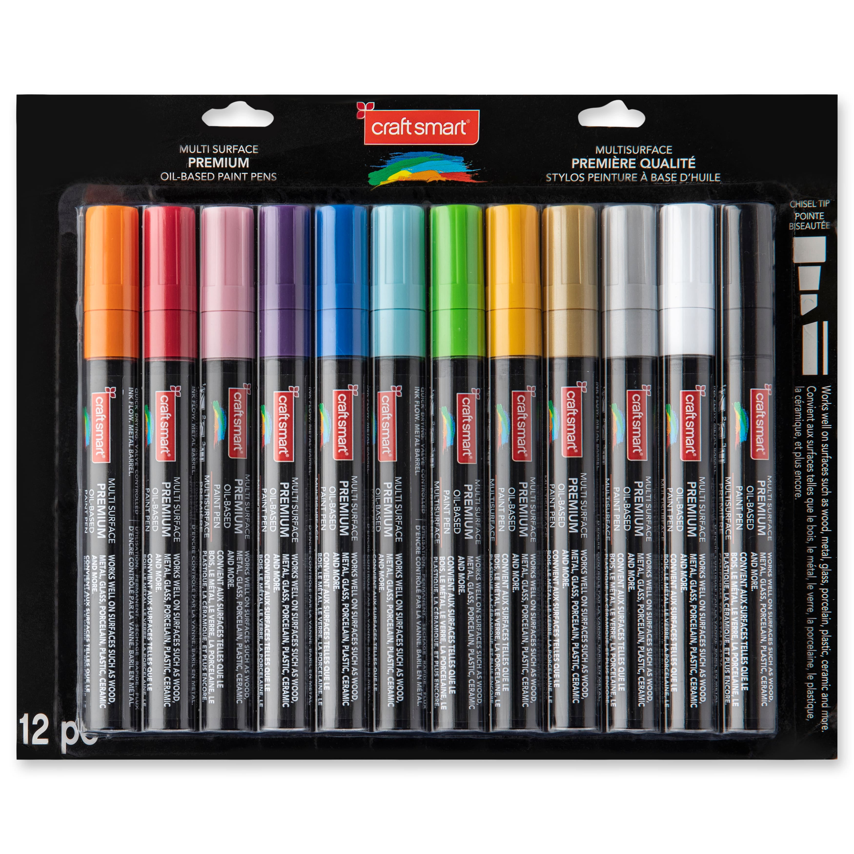 12 Pack: Premium Medium Tip Glow-in-the-Dark Water-Based Paint Pen by Craft  Smart®