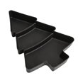 thumbnail image 1 of Premium Christmas Tree Nut Tray - Assorted Snack Sectional Plastic Serving Platter, Convenient Lazy Snacking, 1 of 6