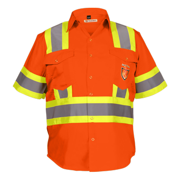 Premium High Visibility Hi Vis Reflective Safety Work Shirts - Half ...