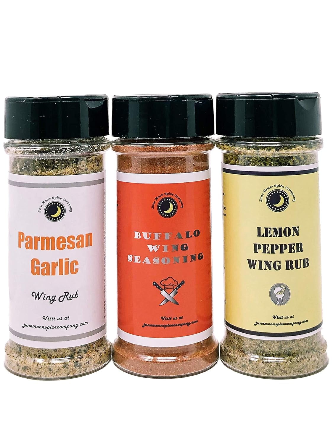 Premium Classic CHICKEN WING SEASONING Variety 3 Pack Parmesan Garlic Wing Dry Rub