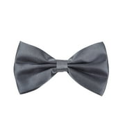TRENDSBLUE Premium Classic Solid Color Adjustable Tuxedo Neck Bowtie Bow Tie