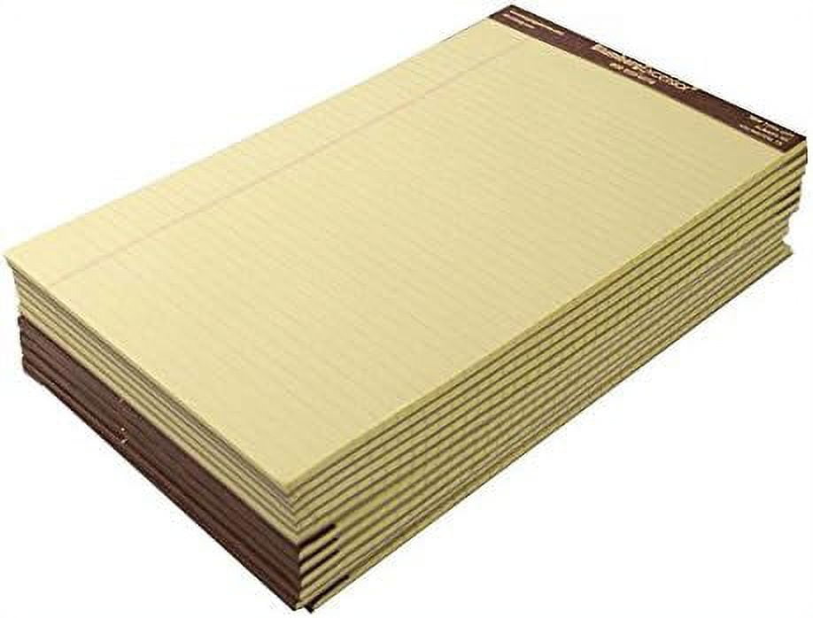 Premium Classic Yellow Legal Pads (81/2" x 14", Left Ruled Plain