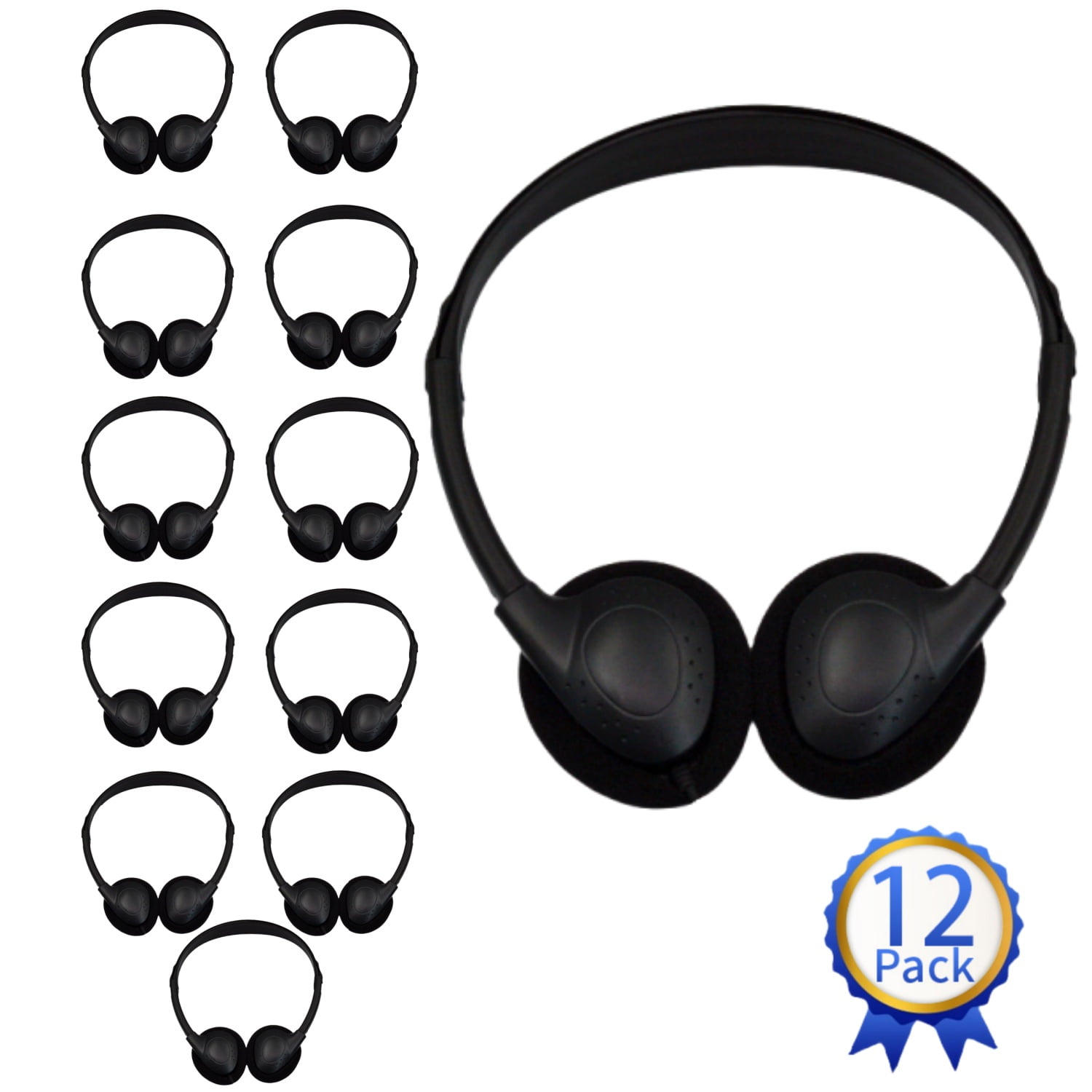 Premium Classroom Headphone Mic Set On Ear Pads- Perfect