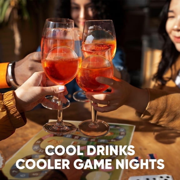 Premium Clear Ice Ball Maker Mold - 8 Large 2.4" Crystal Clear Ice Balls for Whiskey, Cocktails & Bourbon - Easy-to-Remove Mold for Ice Spheres - XL Storage Bag Included (Non-Electric)