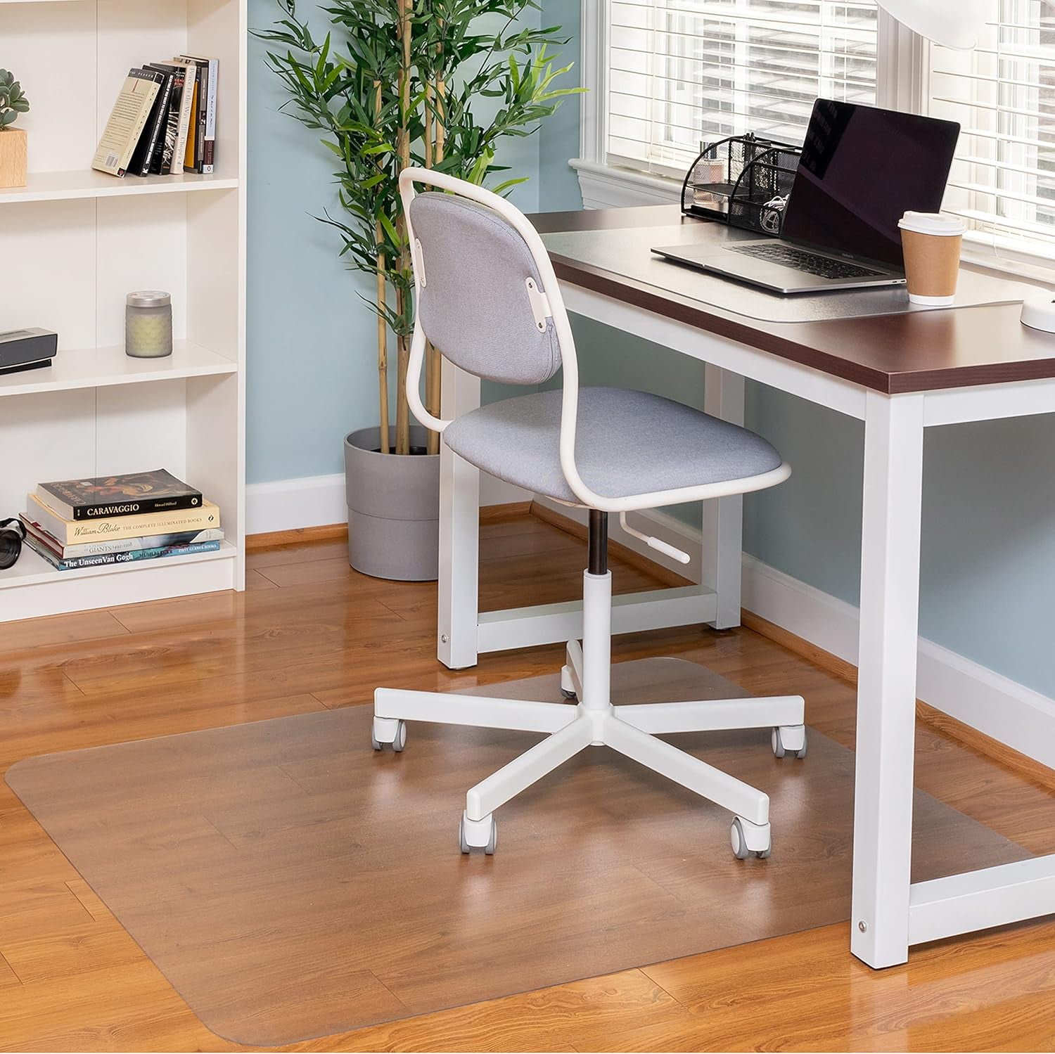 Premium Clear Office Chair Mats30" x 48" Heavy Duty PVC Floor Protectors for Hardwood and Tile