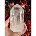 thumbnail image 1 of Premium Clear Quartz Obelisk, Standing Polished Clear Quartz Point (22-23 oz), 1 of 9